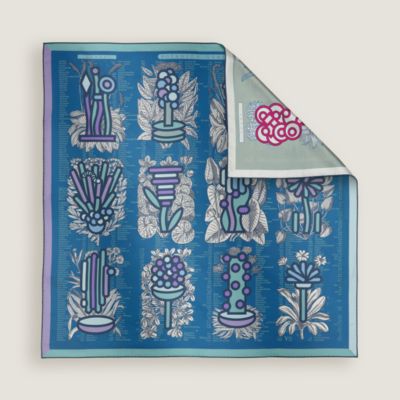 Botanica Grafica double face scarf 90 | Hermès USA